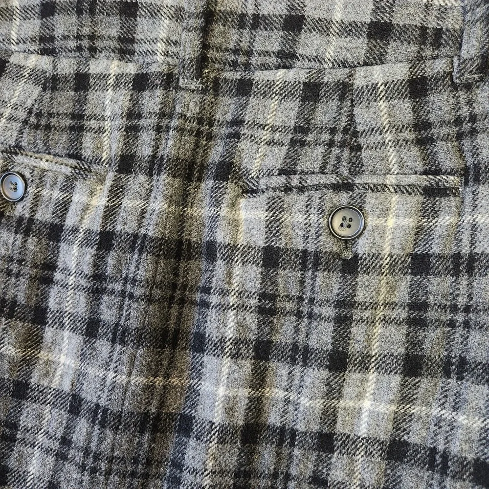 Eddie Bauer Mercer Fit Skirt Womens 2 Wool Plaid‎ Dark Academia Preppy Professor